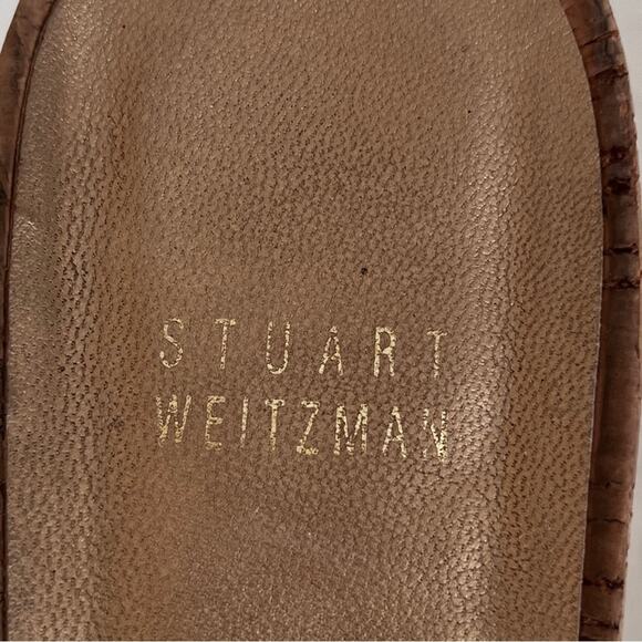 Stuart Weitzman animal print heeled slides size 8 - Picture 11 of 13